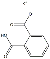 邻苯二甲酸氢钾标准溶液 结构式