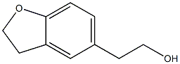 2-(2,3-二氢-1-苯并呋喃-5-基)乙烷-1-醇 结构式