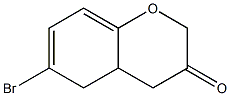6-溴-3-二氢色原酮 结构式