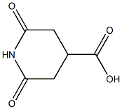 2,6-DIOXO-PIPERDINE-4-CARBOXYLIC ACID 结构式