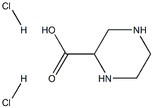 2-哌嗪羧酸二盐酸盐 结构式