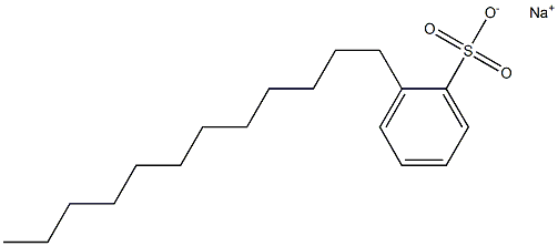 十二烷基苯磺酸钠粉剂 结构式