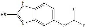 2-巯基-5-二氟甲氧基-1H-苯并咪唑 结构式
