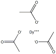 Dysprosium(III) acetate 结构式