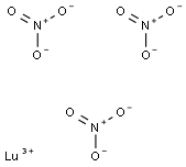 Lutetium(III) nitrate 结构式