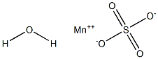 Manganese(II) sulfate monohydrate 结构式