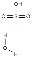 Methanesulfonic acid monohydrate 结构式