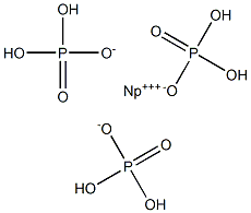 Neptunium(III) dihydrogen orthophosphate 结构式