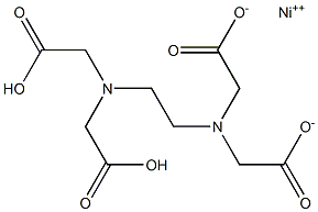 Nickel dihydrogen EDTA 结构式