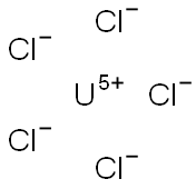 Uranium(V) chloride 结构式