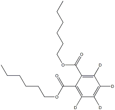 DIHEXYL PHTHALATE-3,4,5,6-D4 结构式