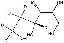 D-Mannitol-1,1,2,3-D4 结构式