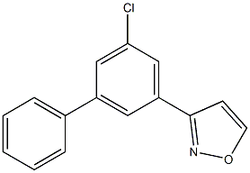 3-苯基-5-氯苯骈异恶唑 结构式