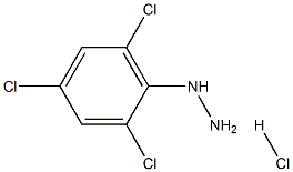 2,4,6-三氯苯肼盐酸盐 结构式