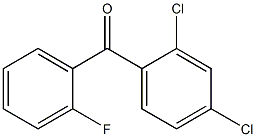 2,4-二氯-2'-氟二苯甲酮 结构式