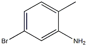 2-氨基-4-溴甲苯 结构式