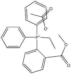 甲氧甲酰基乙基三苯基醋酸膦 结构式