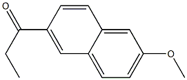 2-甲氧基-6-丙酰基萘 结构式