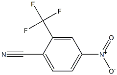 4-硝基-2-三氟甲基苯腈 结构式
