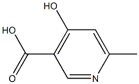 4-羟基-6-甲基-3-吡啶甲酸 结构式