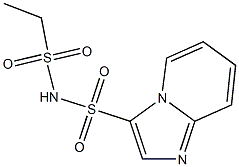 2-乙磺酰基咪唑[1,2-A]吡啶-3-磺酰胺 结构式