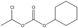 1-氯乙基碳酸环己酯 结构式