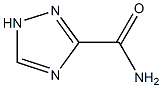 1H-1,2,4-三氮唑-3-甲酰胺 结构式