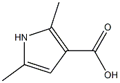 2,5-二甲基吡咯-3-羧酸 结构式
