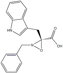 N-苄氧酰基-D-色氨酸 结构式