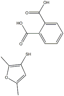 2,5-二甲基-3-呋喃硫醇糠酸酯 结构式