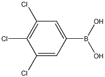 3,4,5-三氯苯硼酸 结构式