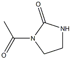 1-乙酰基-2-咪唑烷酮 结构式