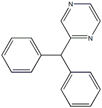 二苯甲基派嗪 结构式