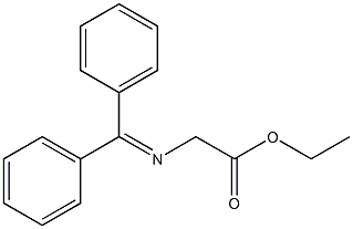 N-二苯亚甲基甘氨酸乙酯 结构式