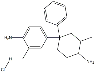 4,4-二氨基-3,3-二甲基-二苯基-环己烷盐酸盐 结构式