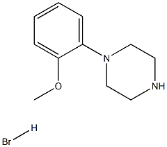 邻甲氧基苯基哌嗪氢溴酸盐 结构式