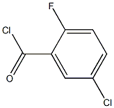2-氟-5-氯苯甲酰氯 结构式