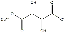 DL-酒石酸钙 结构式