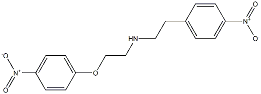 N-4-硝基苯氧乙基-4-硝基苯乙胺 结构式