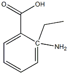 2-氨基-2-乙基-苯甲酸 结构式