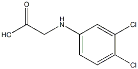 3,4-二氯苯甘氨酸 结构式