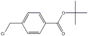 4-氯甲基苯甲酸叔丁酯 结构式