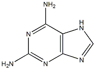 2,6-二氨基嘌呤苷 结构式