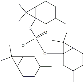 磷酸三芳基酯 结构式