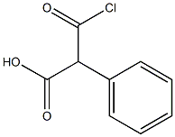 A-CHLOROFORMYLPHENYLACETIC ACID 结构式