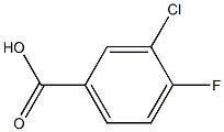 4-Fluoro-3-chlorobenzoyl acid 结构式