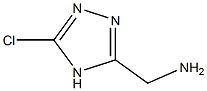 (5-CHLORO-4H-1,2,4-TRIAZOL-3-YL)METHANAMINE 结构式