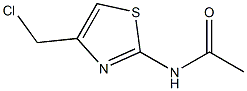 2-ACETYLAMINO-4-(CHLOROMETHYL)THIAZOLE 结构式