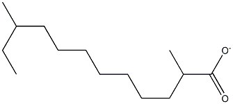 8-METHYL-2-DECYLPROPIONATE 结构式