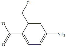 2-chloro-methyl-p-aminobenzoate 结构式